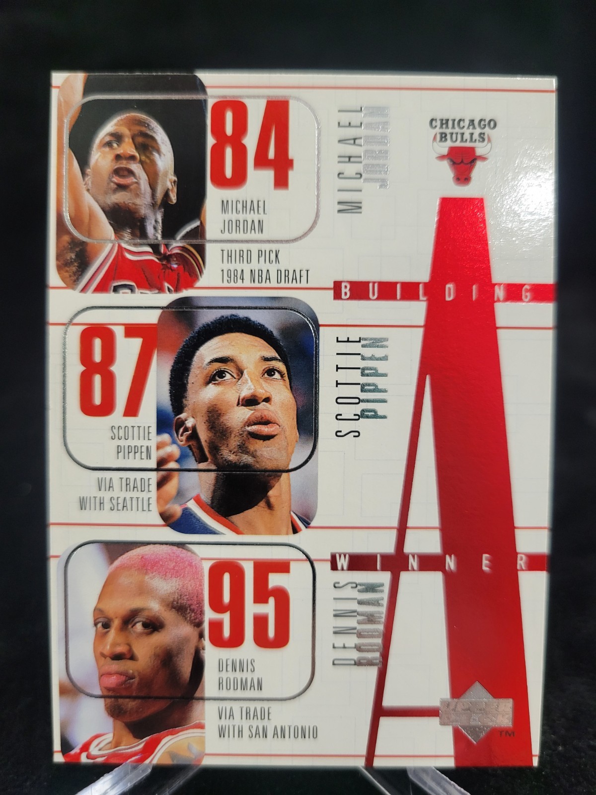 1996-97 UD #139 Michael Jordan Building a Winner HOF GOAT 1996-97 UD #139 Michael Jordan Building a Winner HOF GOAT