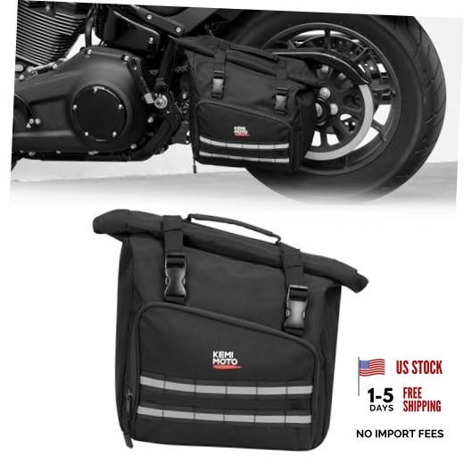 Swingarm Bag Foldable Expandable 16L Large Capacity with Quick Install Straps