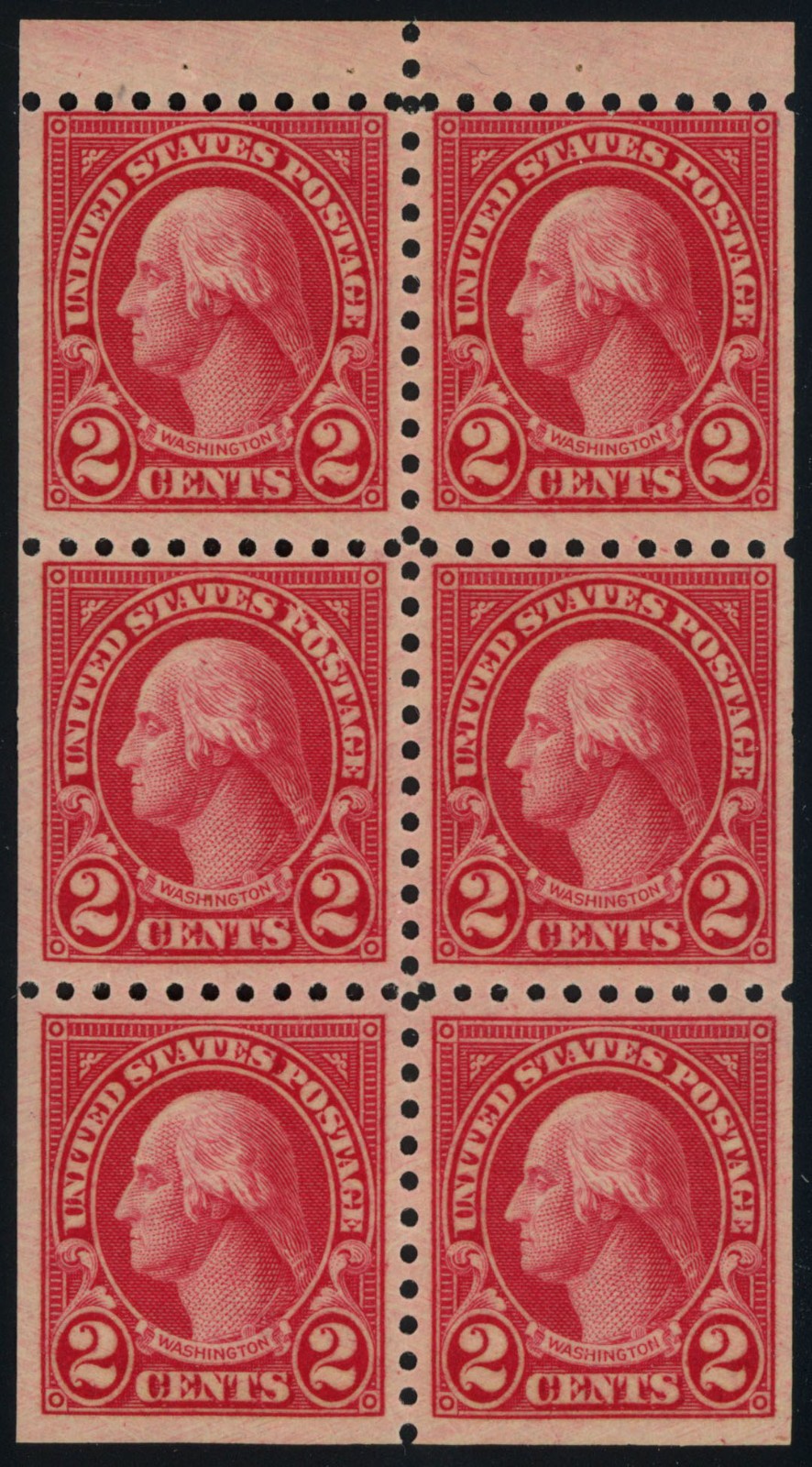USA Scott #583a, Booklet Pane of 6, Mint LH, SCV $110 (21418)