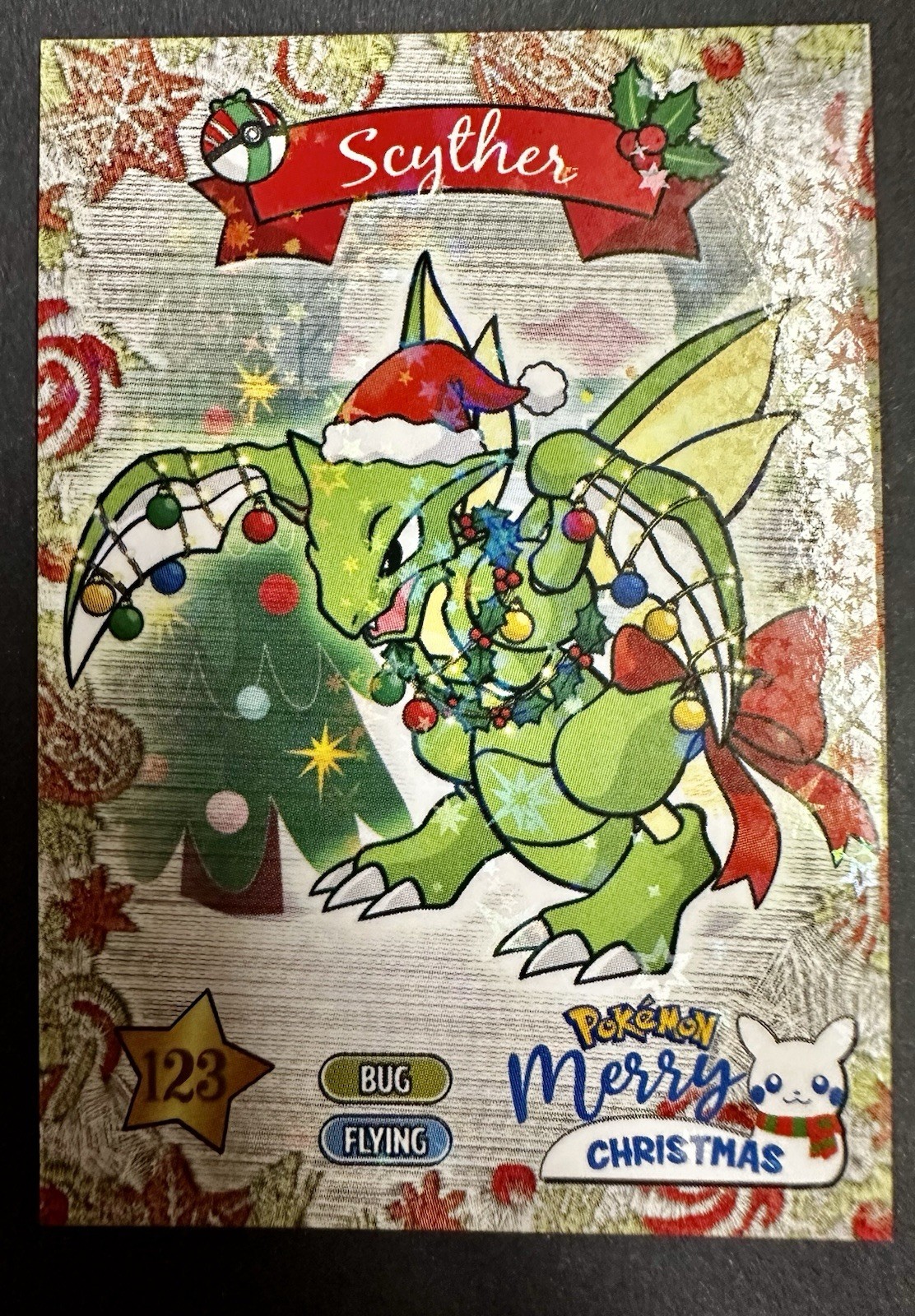 SCYTHER - POKEMON KANTO COLLECTOONS LIMITED CHRISTMAS HOLO