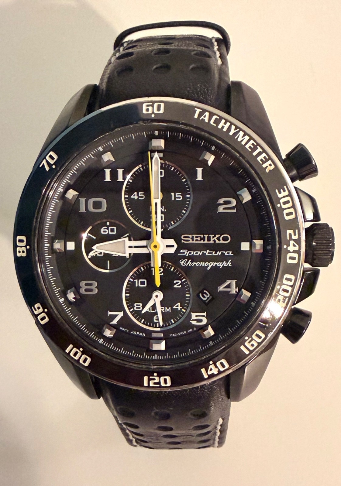 Seiko Sportura Chronograph Alarm Men’s Watch – 7T62-0KVO Seiko Sportura Chronograph Alarm Men’s Watch – 7T62-0KVO