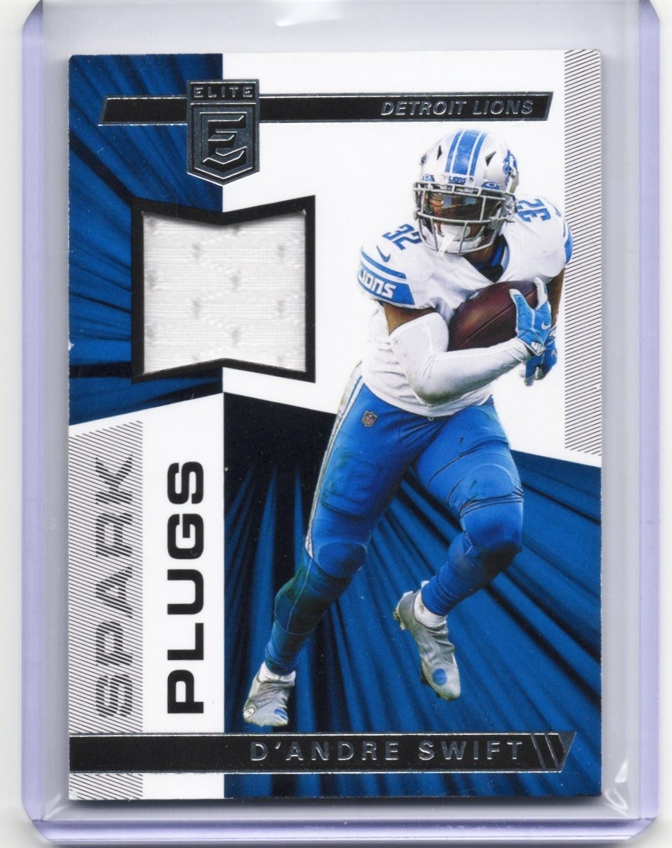 2021 Panini Donruss Elite - Spark Plugs D\'Andre Swift #SP9 (MEM)