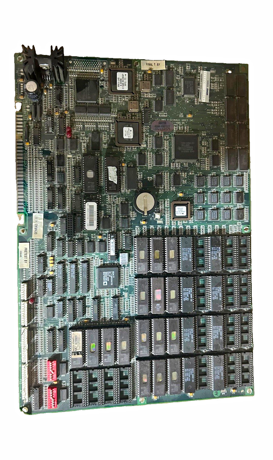 Mortal Kombat 3 Midway Double-Sided PCB 5V Chassis Mount 4-Row 15 TP 41-09-1402 Mortal Kombat 3 Midway Double-Sided PCB 5V Chassis Mount 4-Row 15 TP 41-09-1402