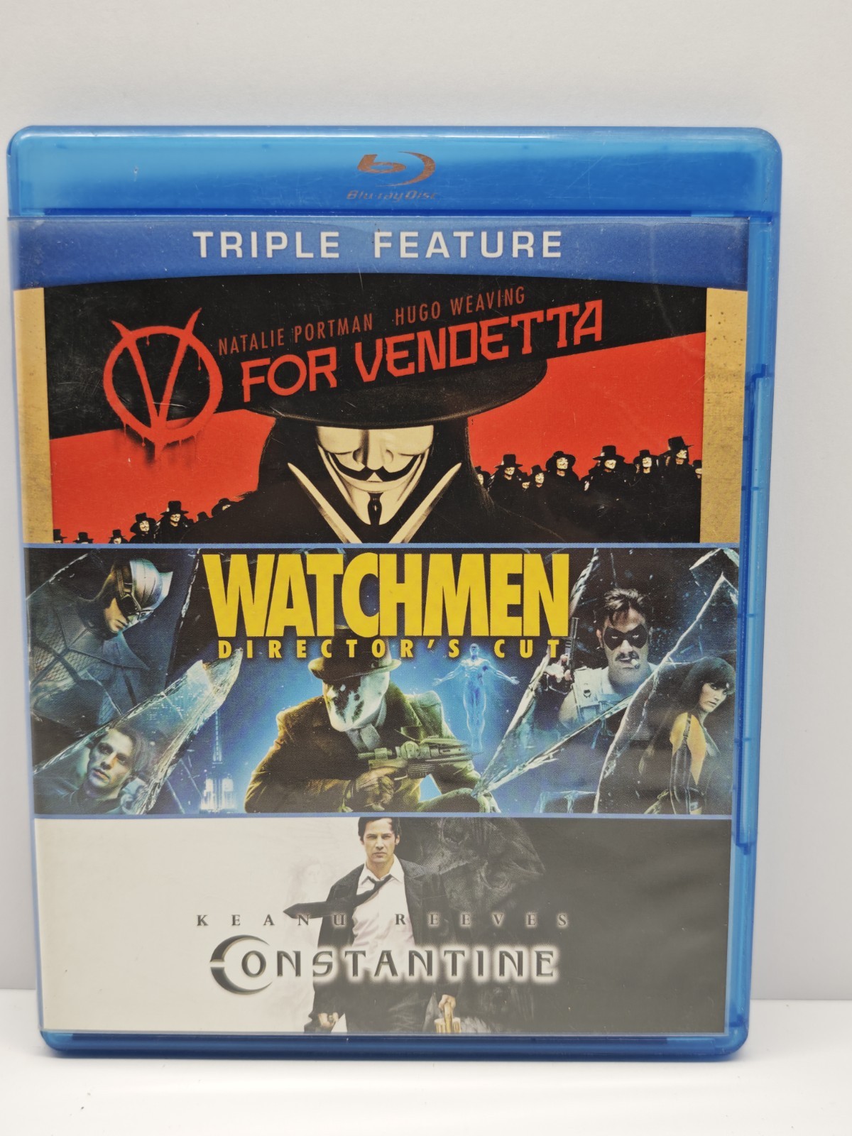 V for Vendetta / Watchmen / Constantine (Blu-ray, 2005) V for Vendetta / Watchmen / Constantine (Blu-ray, 2005)