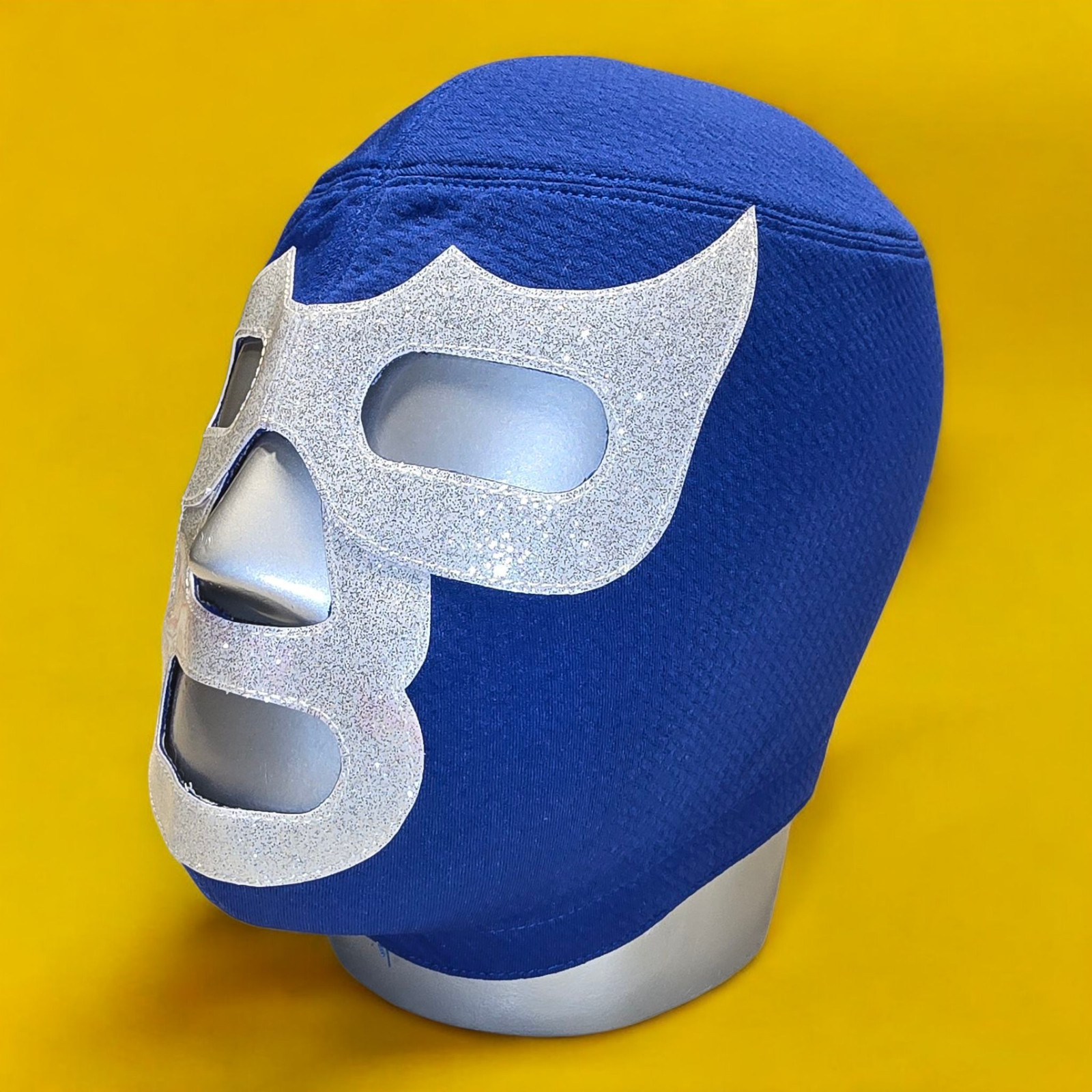 Blue Demon - PRO Mask Wrestling Lucha Libre Lycra & Vinyl  Size: Ajustable Retro