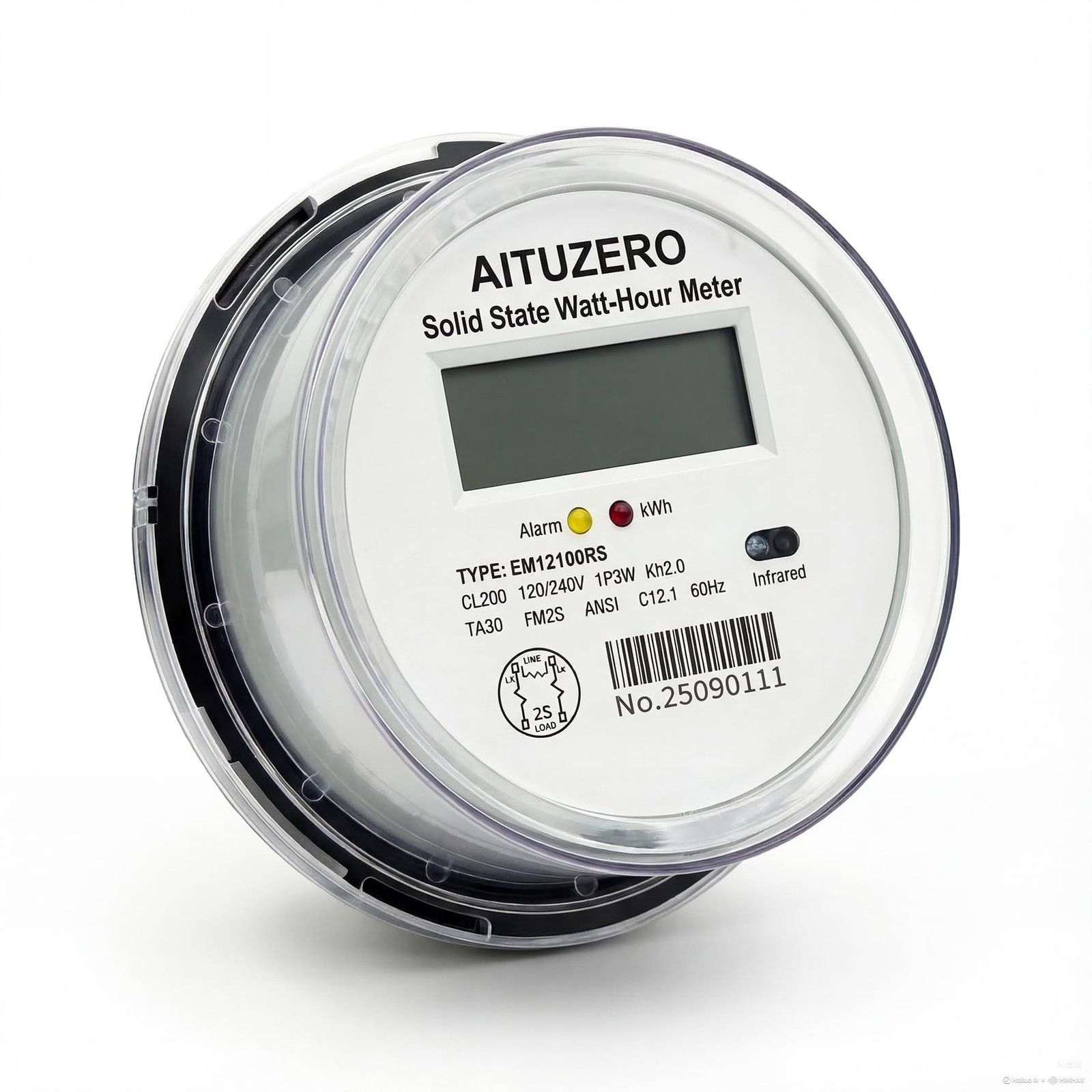 Digital Electric Sub Meters for Landlords, 120/240V CL200 Single Phase 3 Wire Digital Electric Sub Meters for Landlords, 120/240V CL200 Single Phase 3 Wire