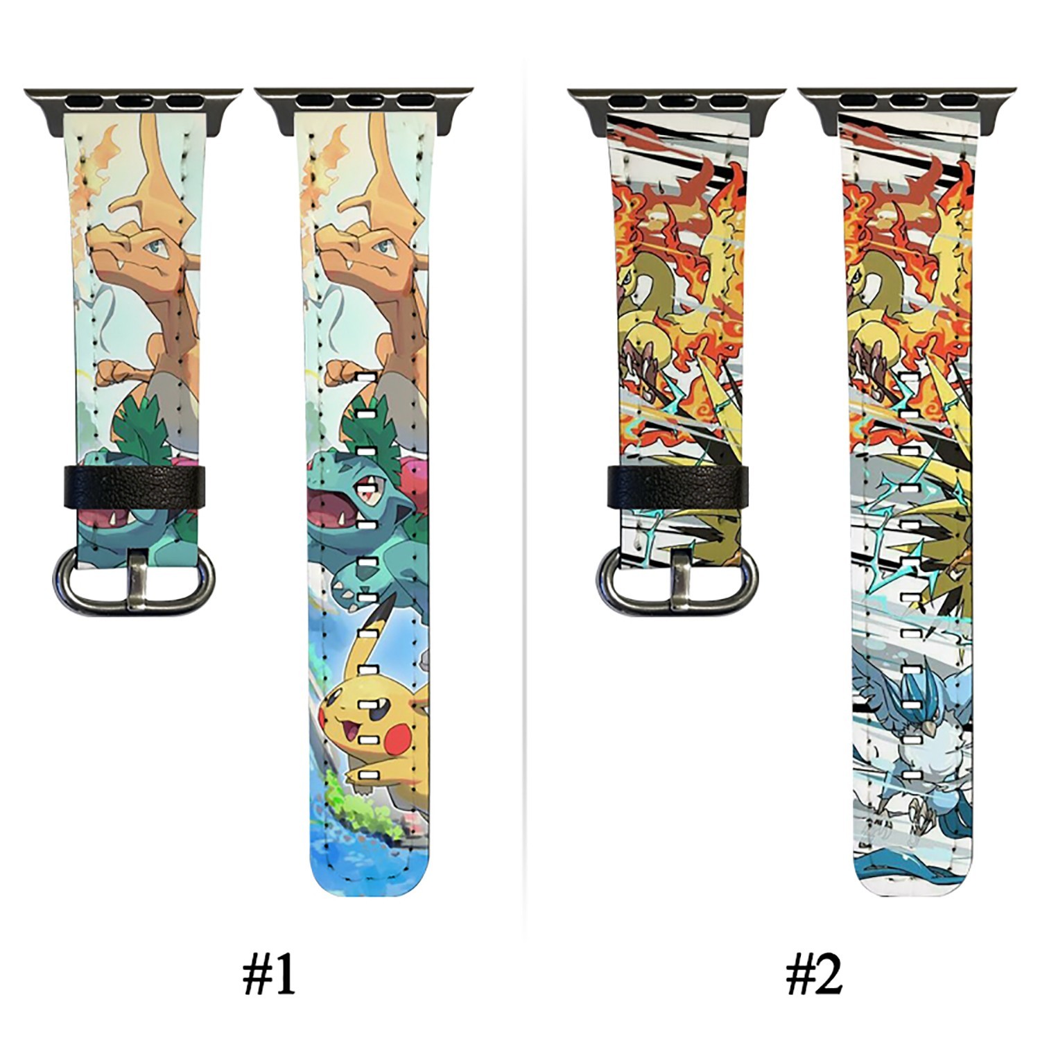 Pokemon Charizard Apple Watch Band 38 40 42 44 mm 10 9 8 7 6 5 Wrist Strap Anime