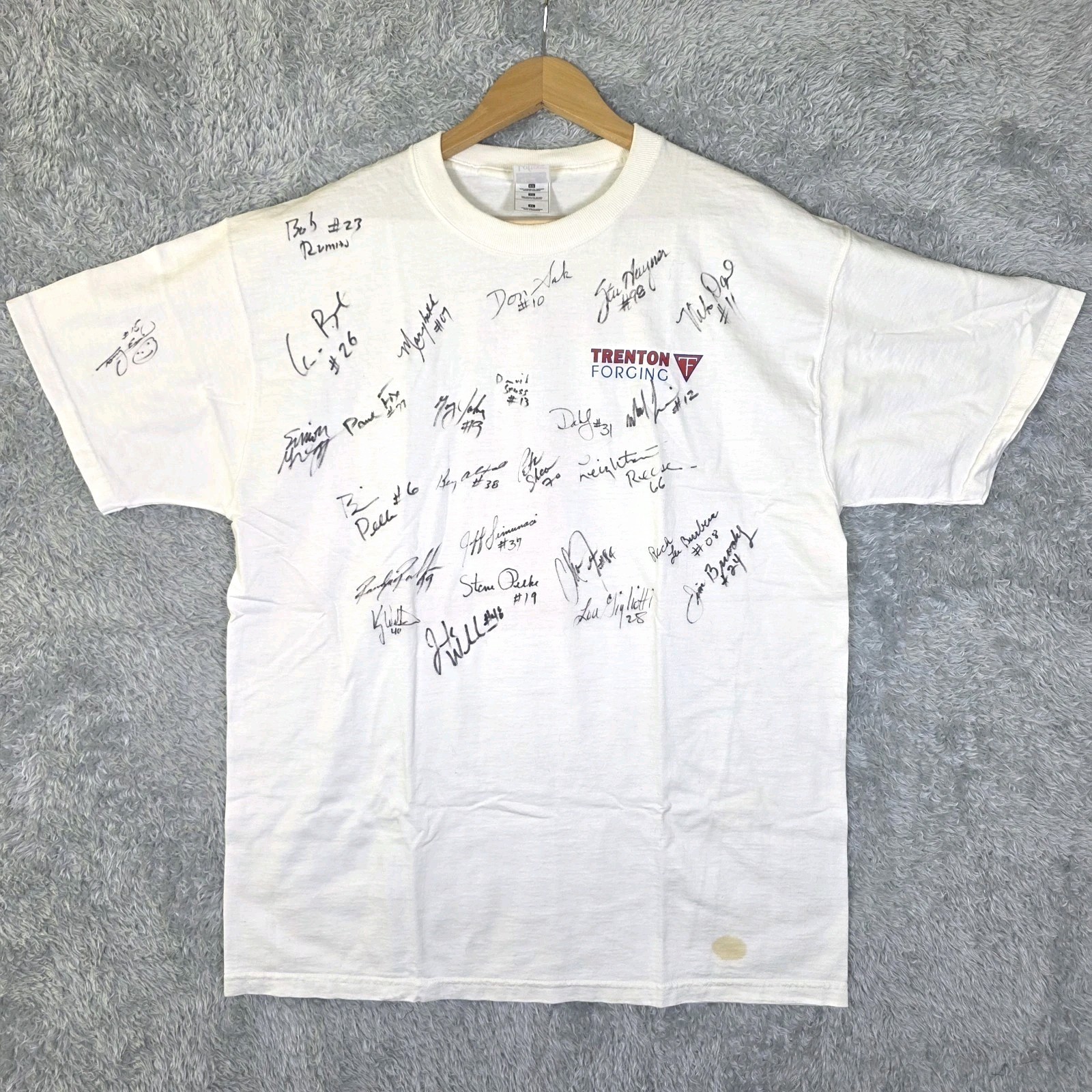 Vtg 90s SCCA Speed Grand Am World Challenge T-Shirt XL 25+ Signatures Stu Hayner