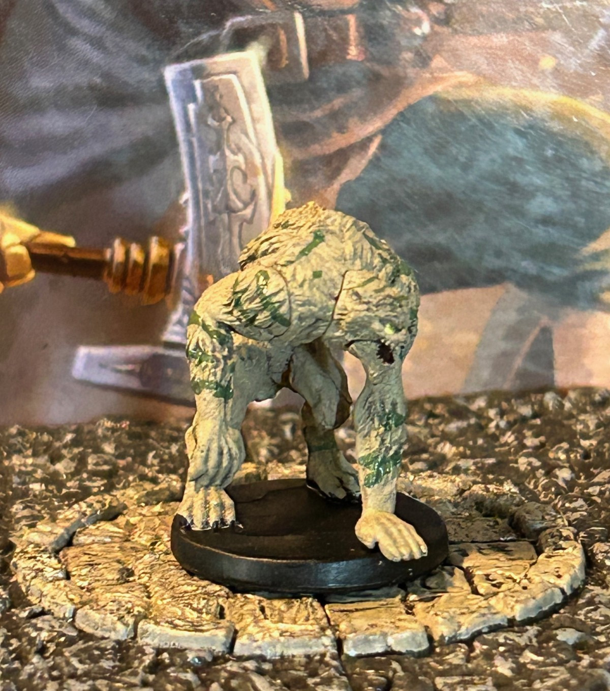 Quaggoth D&D Miniature Dungeons Dragons Rage of Demons 17 warrior cat beast Quaggoth D&D Miniature Dungeons Dragons Rage of Demons 17 warrior cat beast