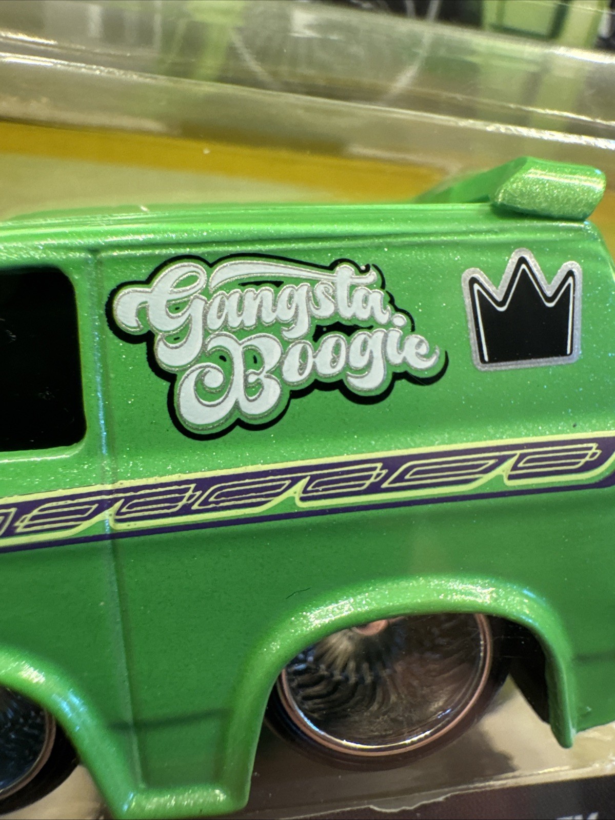 MGA CarTuned Series 6 \'79 GMC Vandura Van 1:64 Diecast Green Unopened Box