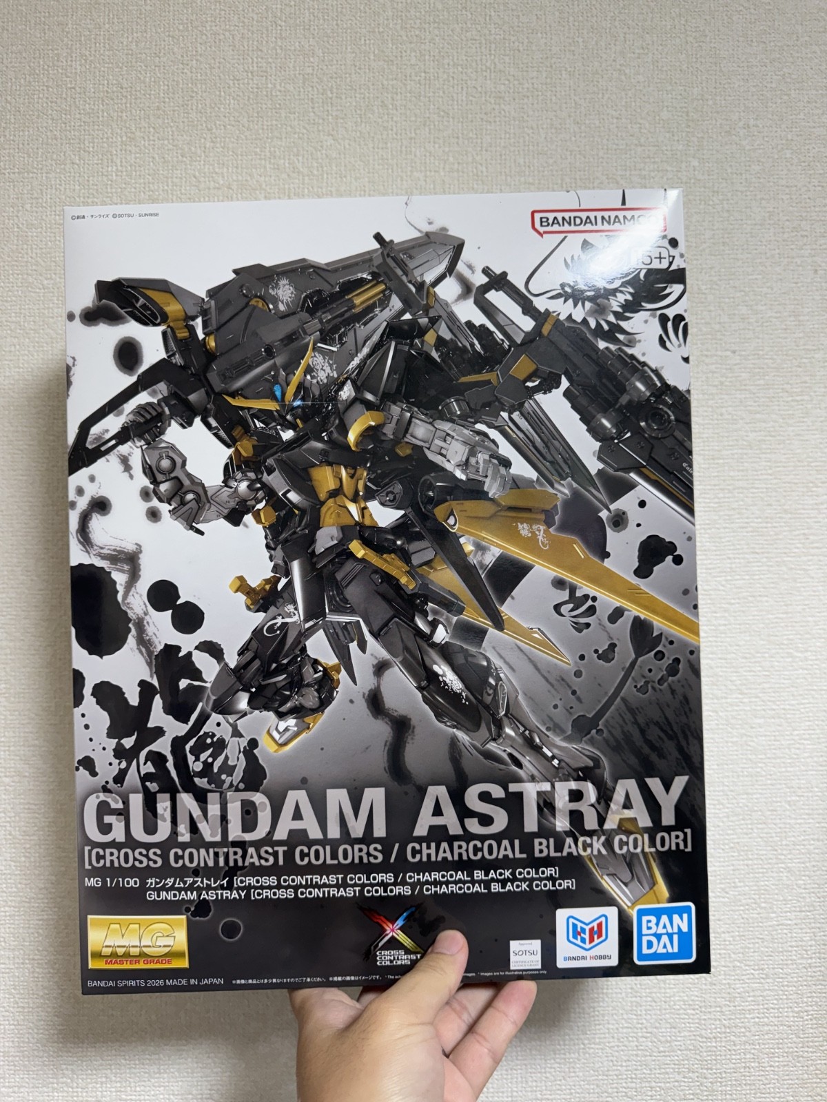 MG 1/100 GUNDAM ASTRAY [CROSS CONTRAST COLORS / CHARCOAL BLACK COLOR]