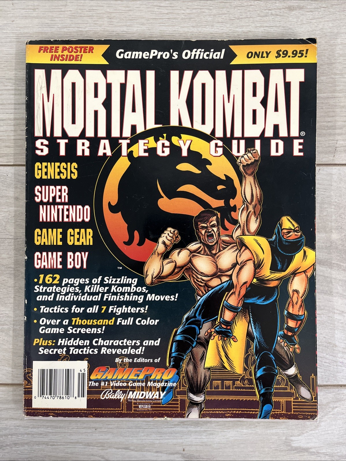 Gamepro\'s Official Strategy Guide for Mortal Kombat (Genesis  SNES GB GG)