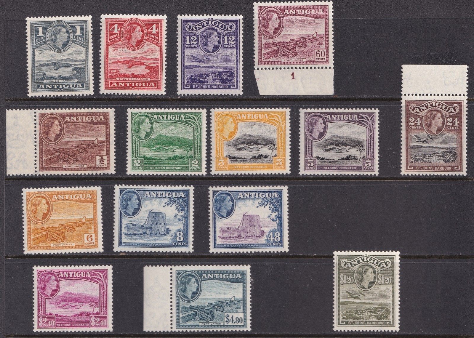 Antigua Stamps 1953 Set SG120a/134 Mint Never Hinged CV £100 Antigua Stamps 1953 Set SG120a/134 Mint Never Hinged CV £100