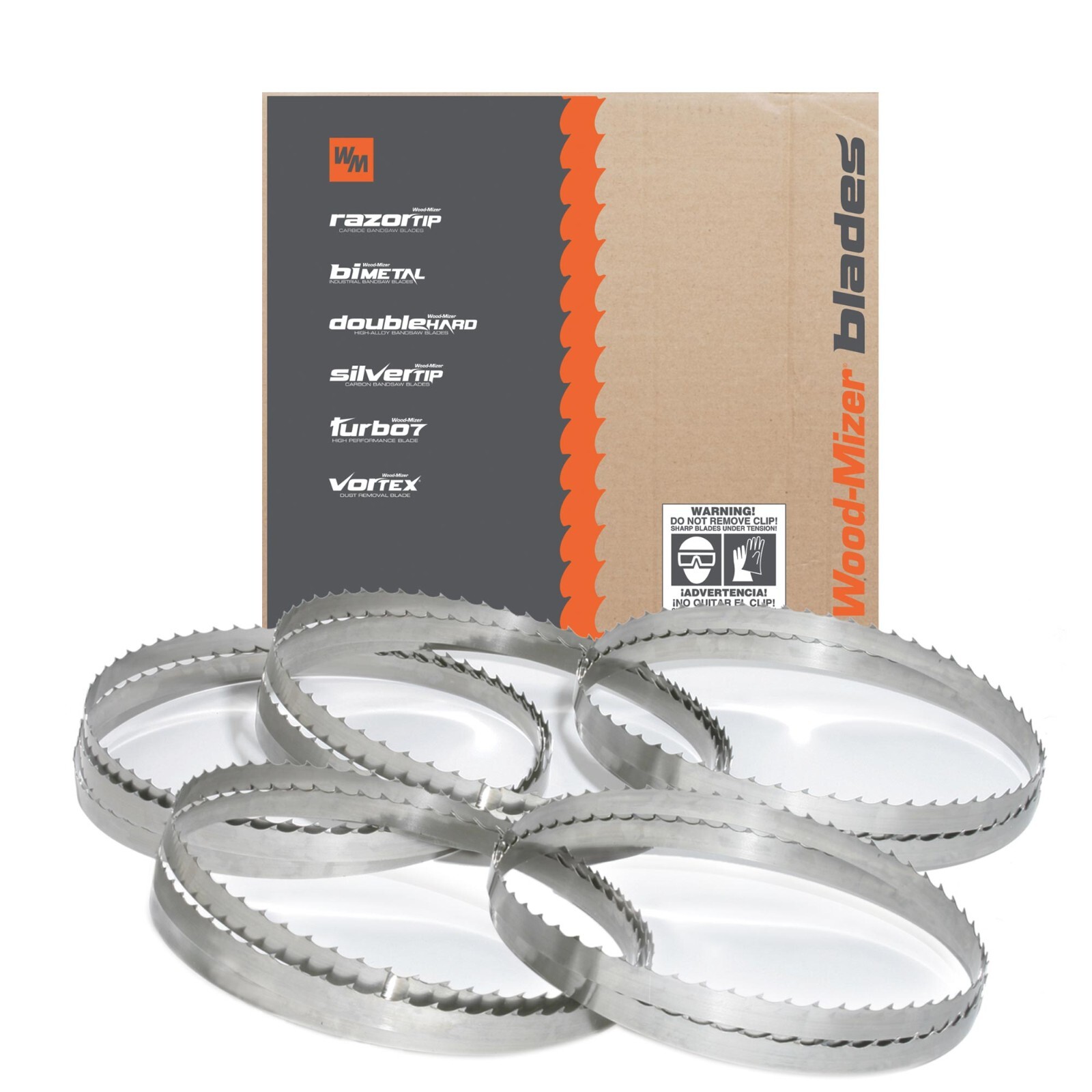 NEW Wood-Mizer DoubleHard Sawmill Bandsaw Blades for Portable Sawmills - 5 Pack