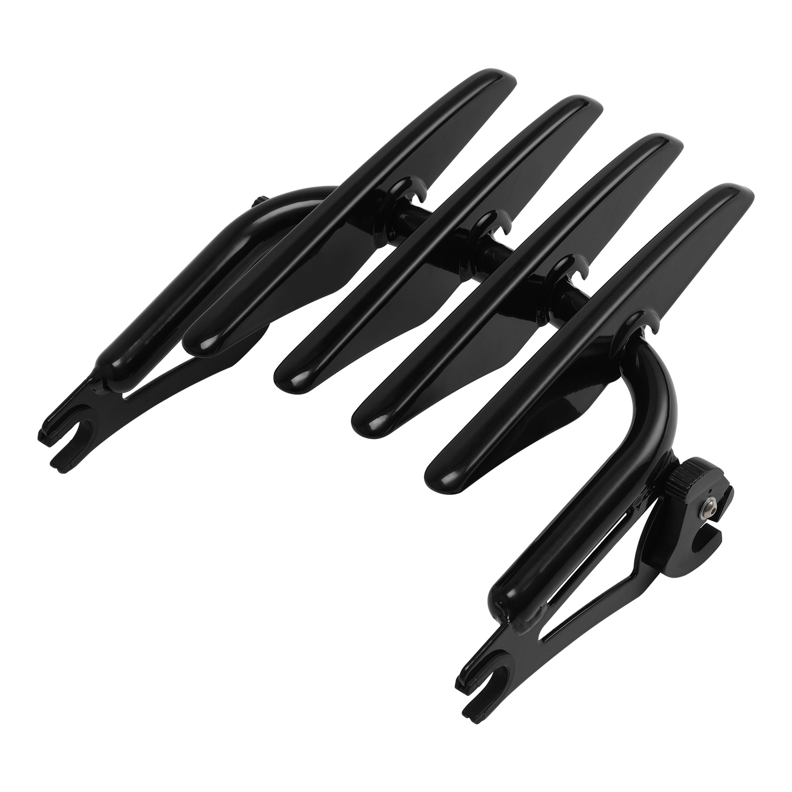 Black Detachable Stealth Luggage Rack For Harley Touring Road King Glide 09-2026