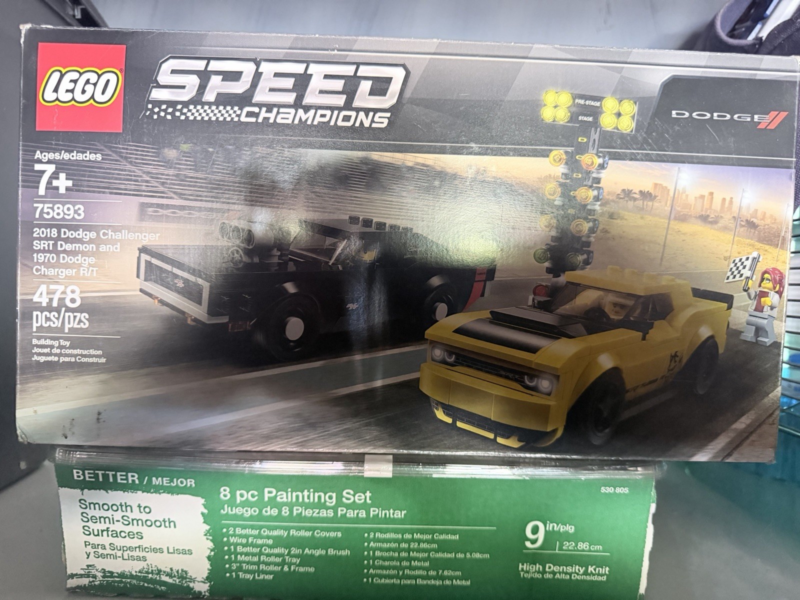 LEGO Speed Champions 75893 Challenger Demon & Charger 478pcs 7+ LEGO Speed Champions 75893 Challenger Demon & Charger 478pcs 7+