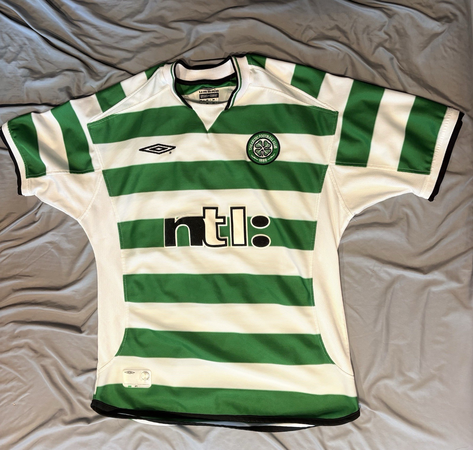 UMBRO CELTIC FC JERSEY 2001 2002 2003 HOME RETRO SHIRT KIT SOCCER FOOTBALL M