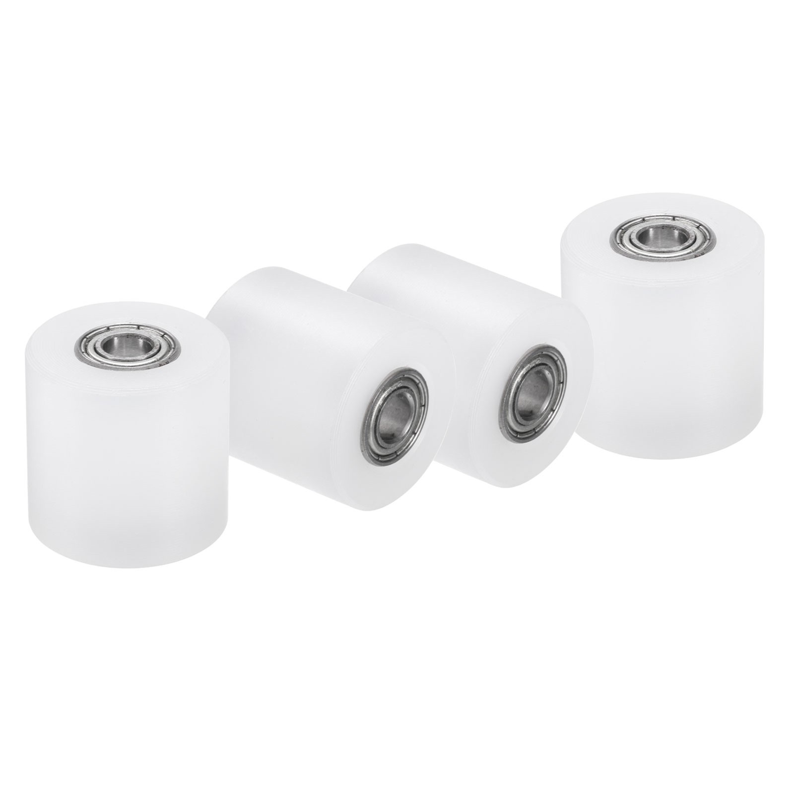 4Pcs Nylon Roller Wheel with Bearings 1/4\