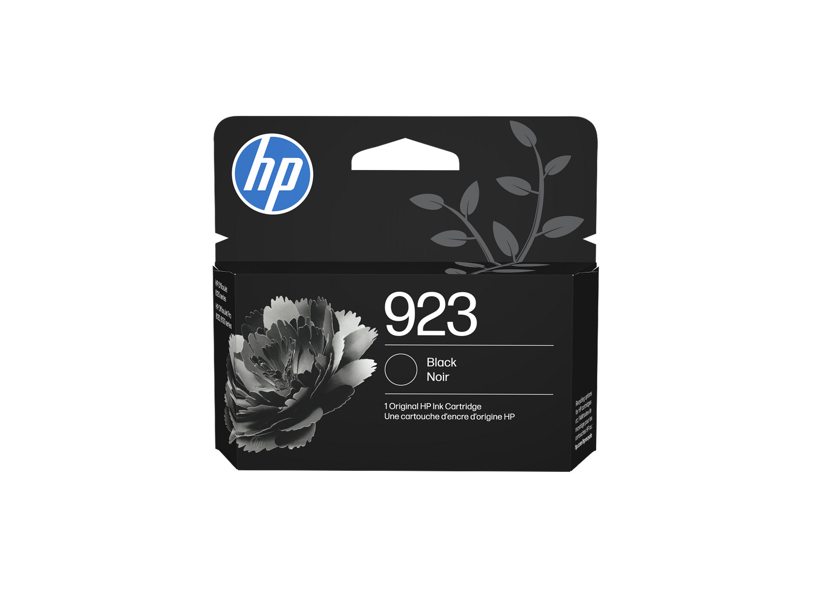 HP 923 Black Original Ink Cartridge, ~500 pages, 4K0T3LN