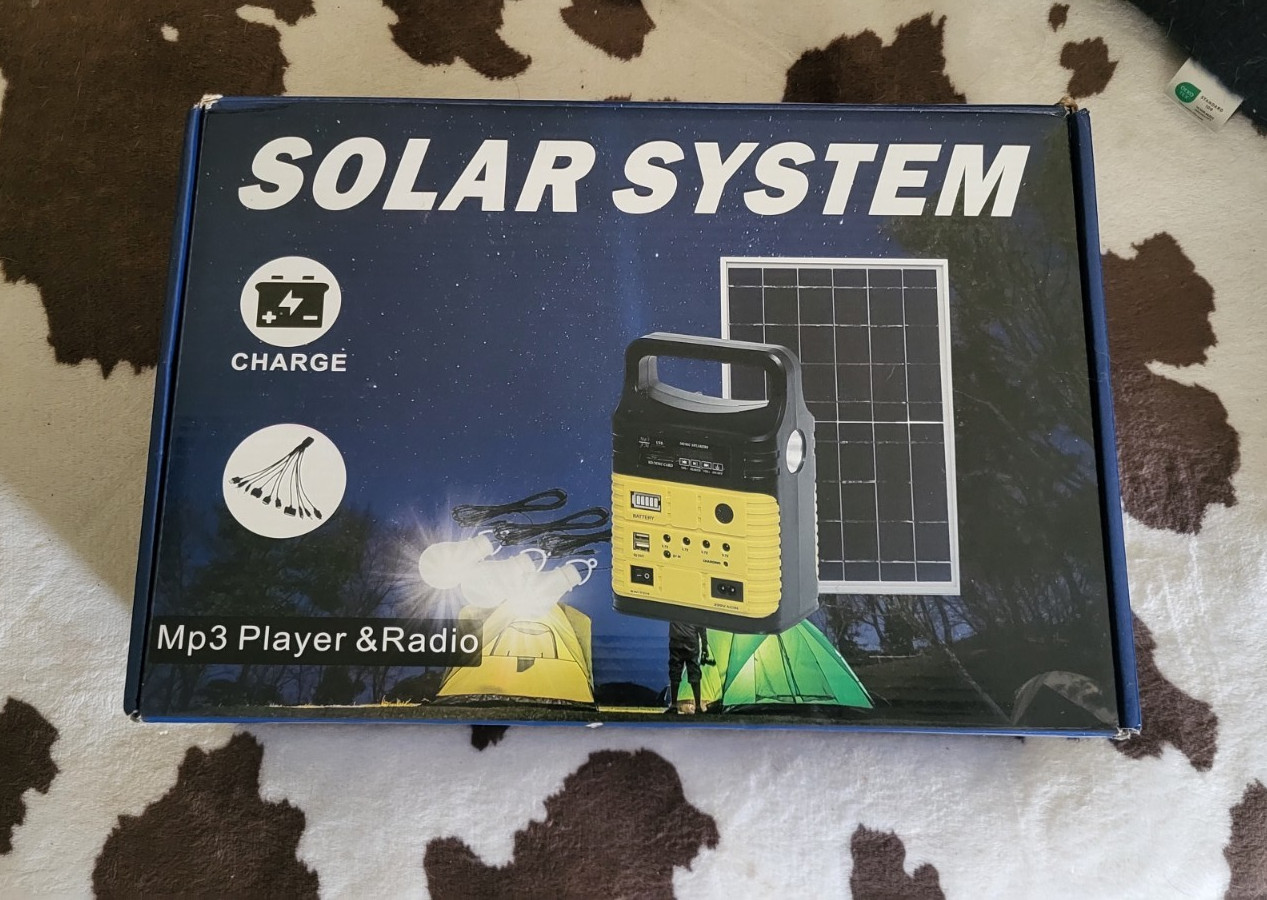 Solar System 10W 6V Portable Solar Panel Kit w/ LED Bulbs Solar System 10W 6V Portable Solar Panel Kit w/ LED Bulbs