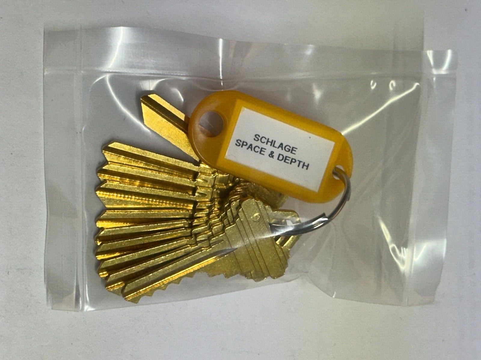 Schlage SC1 Space And Depth Keys 0 - 9 Schlage SC1 Space And Depth Keys 0 - 9