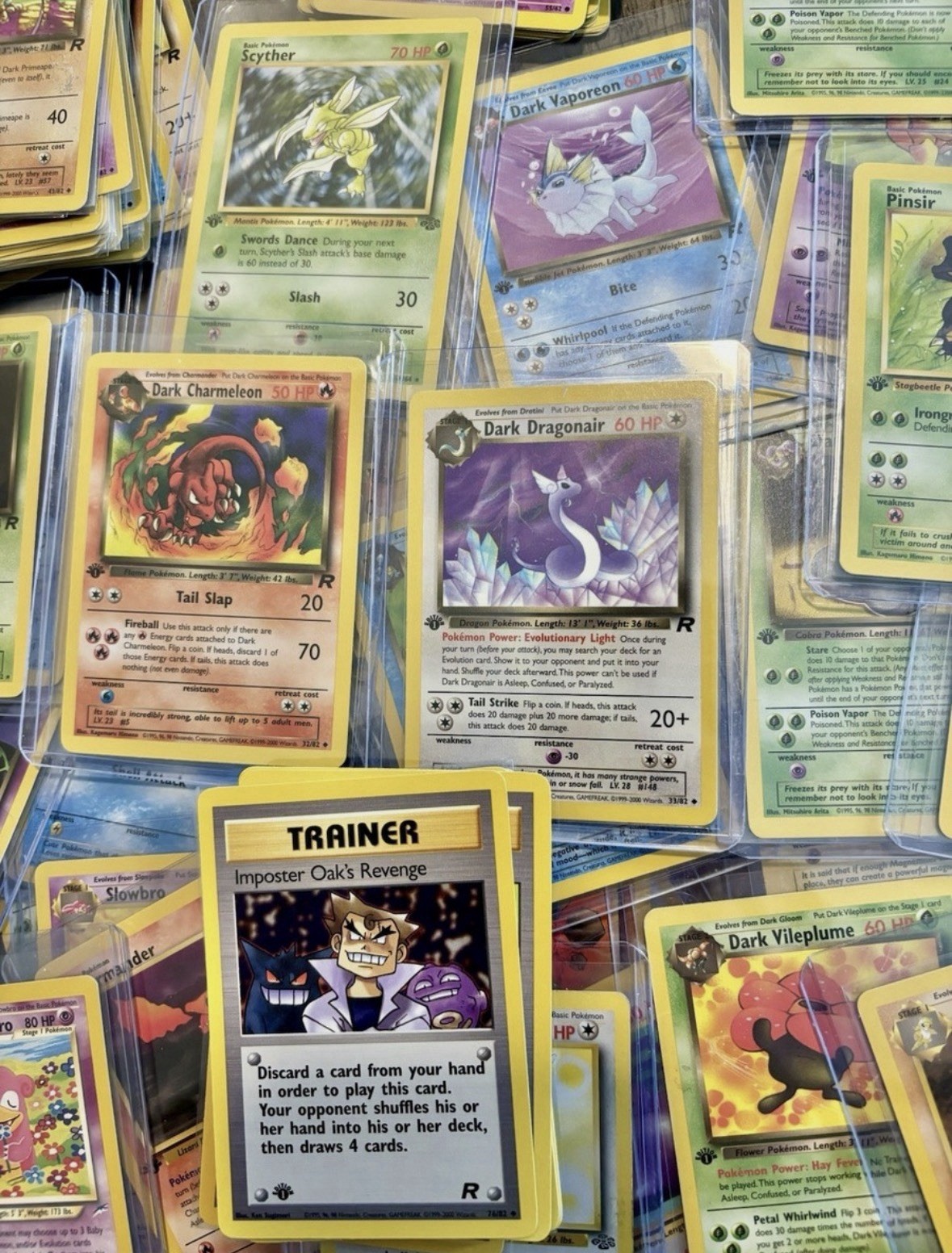 1st Edition - Old Pokemon Cards - 100% Vintage - WOTC ONLY - 15 CARD PACK