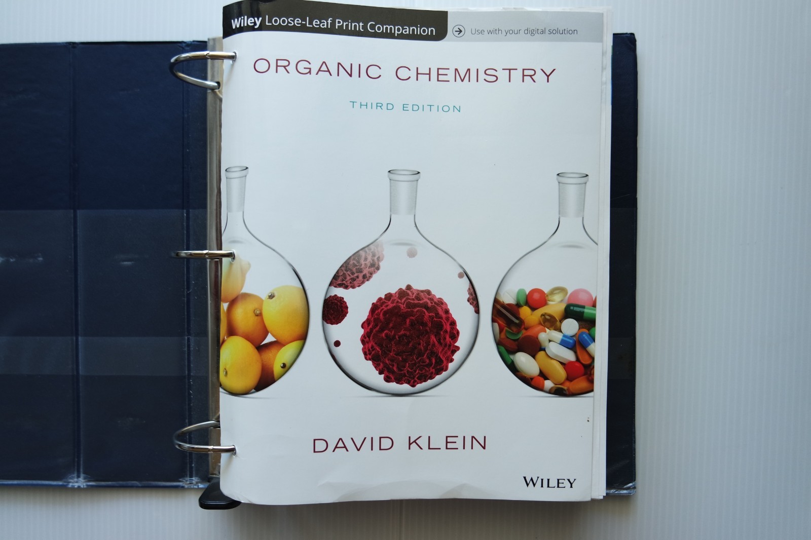 Wiley Organic Chemistry 3rd Ed Loose-Leaf Textbook David Klein Organic Chemistry