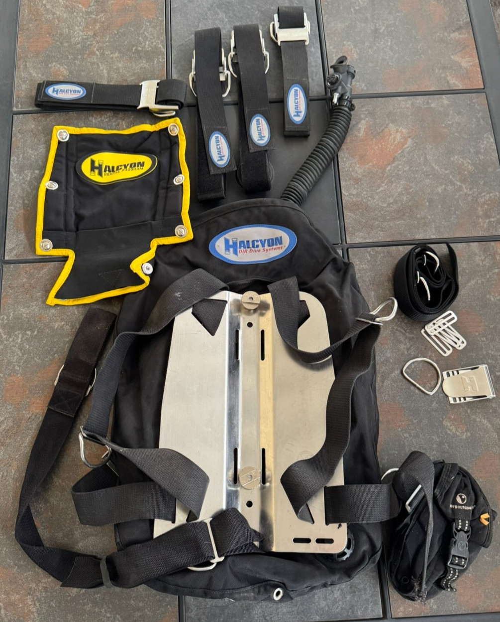 Halcyon Eclipse 40 Dive System Harness Stainless Backplate Wing Single Tank