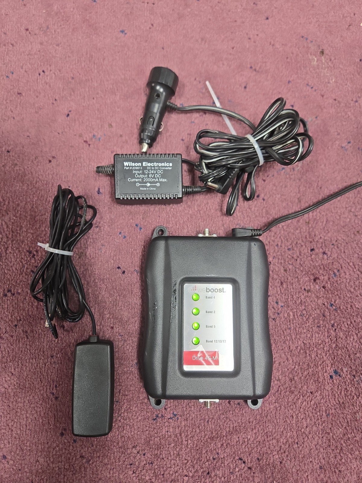 Weboost Drive 4g-m Cell phone signal booster Tested Good U470008