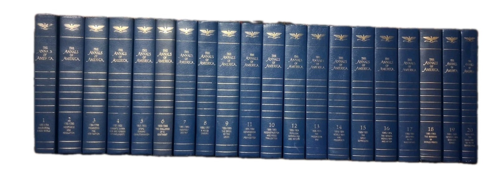 The Annals of America 20 Volume Encyclopedia Britannica Set 1493–1976 HomeSchool