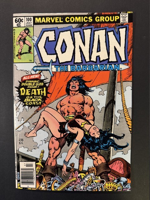 Conan the Barbarian #100 1979 Comic KEY Death of Belit Issue VF+ 8.5 Conan the Barbarian #100 1979 Comic KEY Death of Belit Issue VF+ 8.5