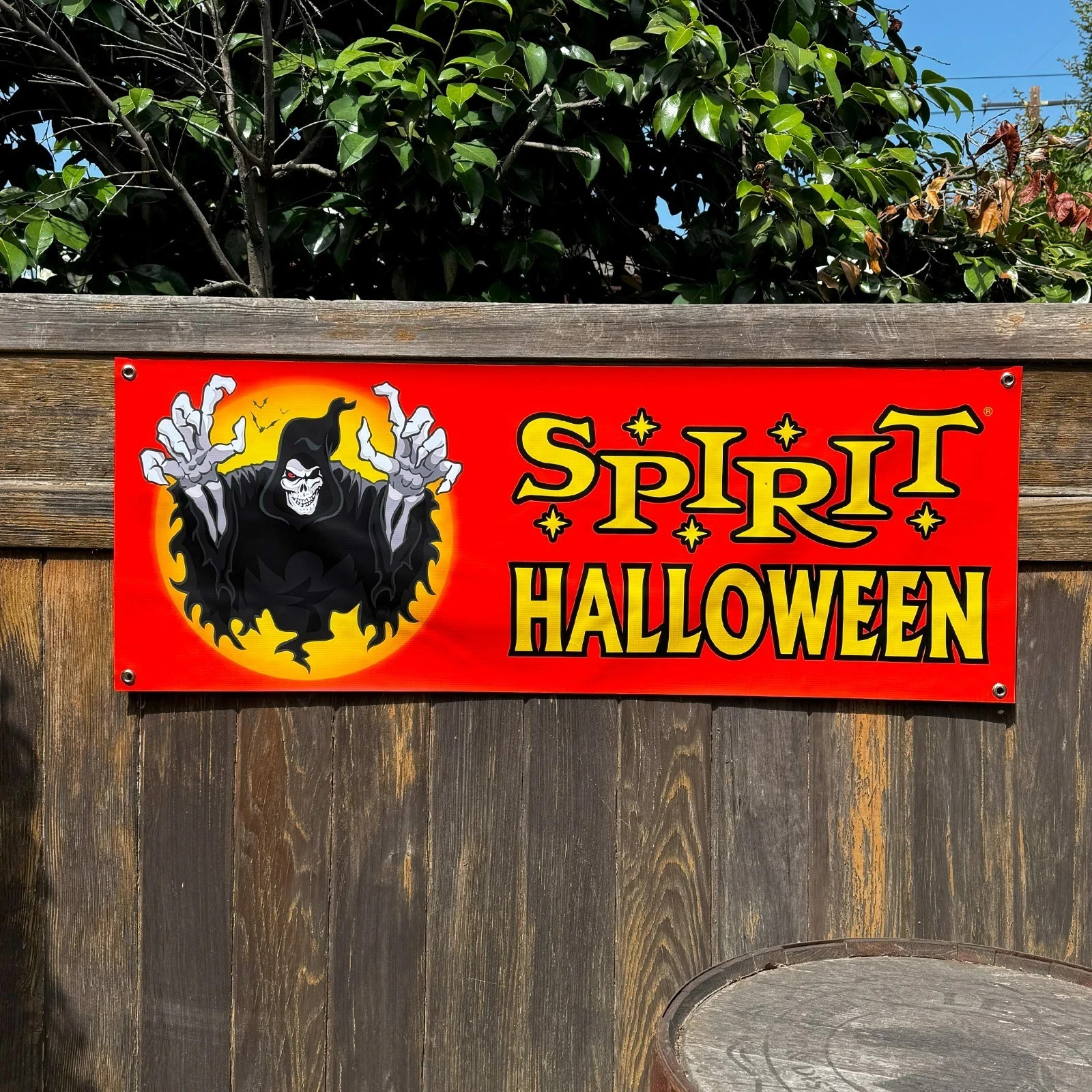 Spirit Halloween Bannner size 71x24 in Jack The Reaper