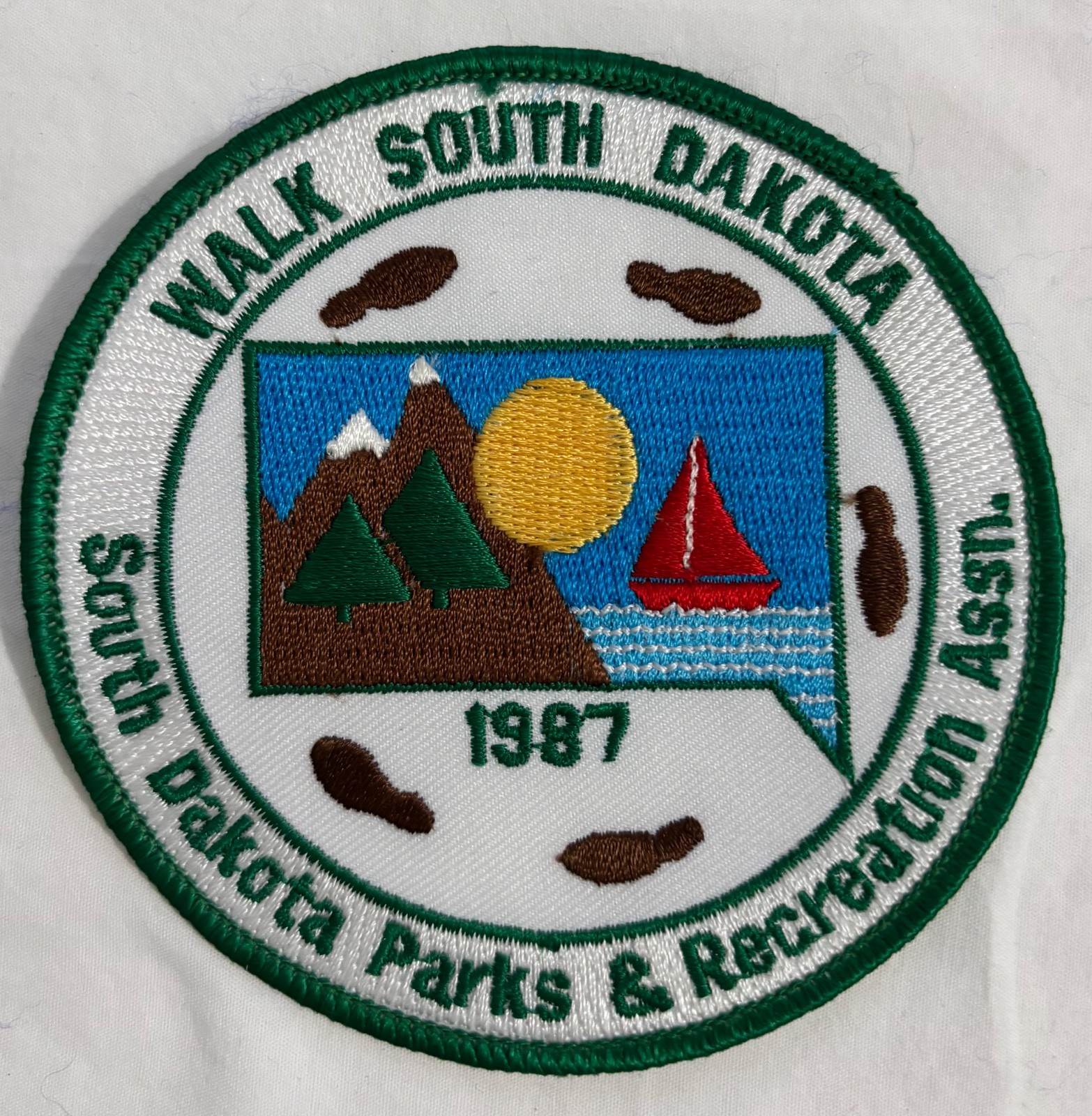 Vintage 1987 Volksmarch Walk South Dakota SD Parks & Recreation Assn Vintage 1987 Volksmarch Walk South Dakota SD Parks & Recreation Assn