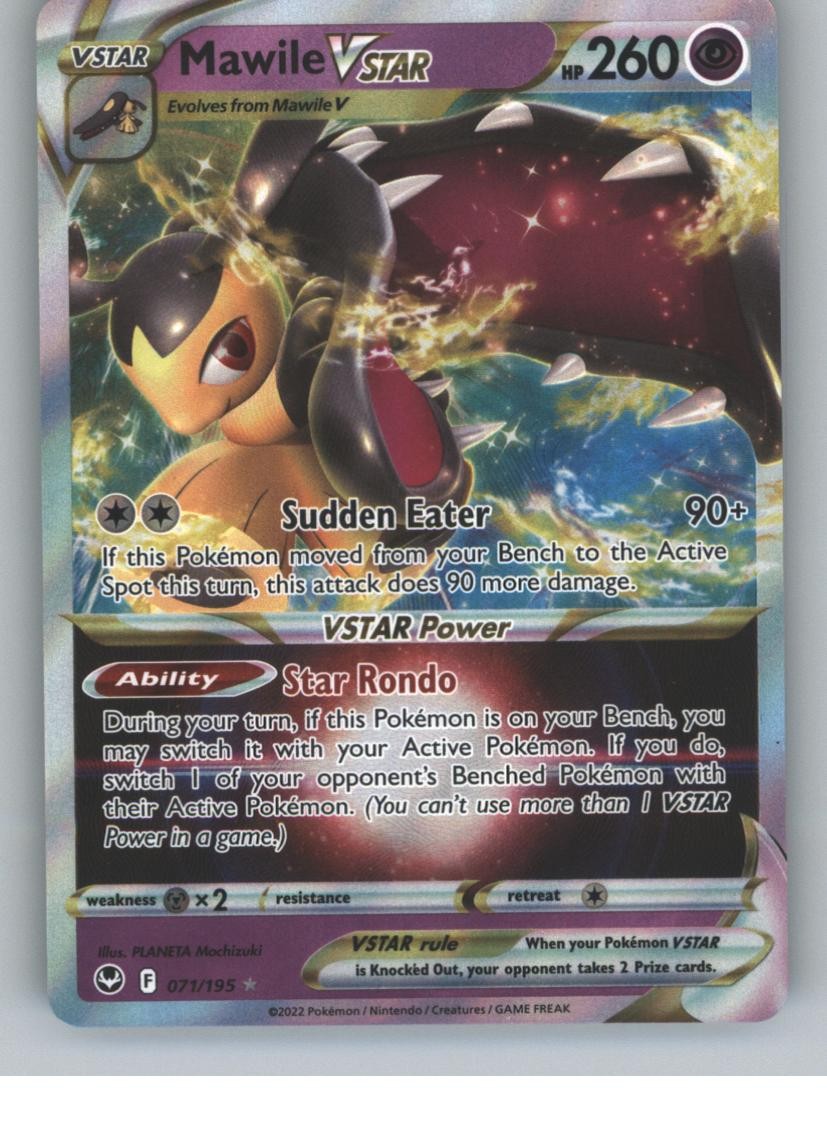Mawile VSTAR Holo Ultra Rare SWSH12: Silver Tempest 071/195 NM
