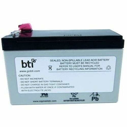 BTI Sealed Lead Acid Battery 12V 9AH 1-Cell Compatible with Eaton Tripplite UPS