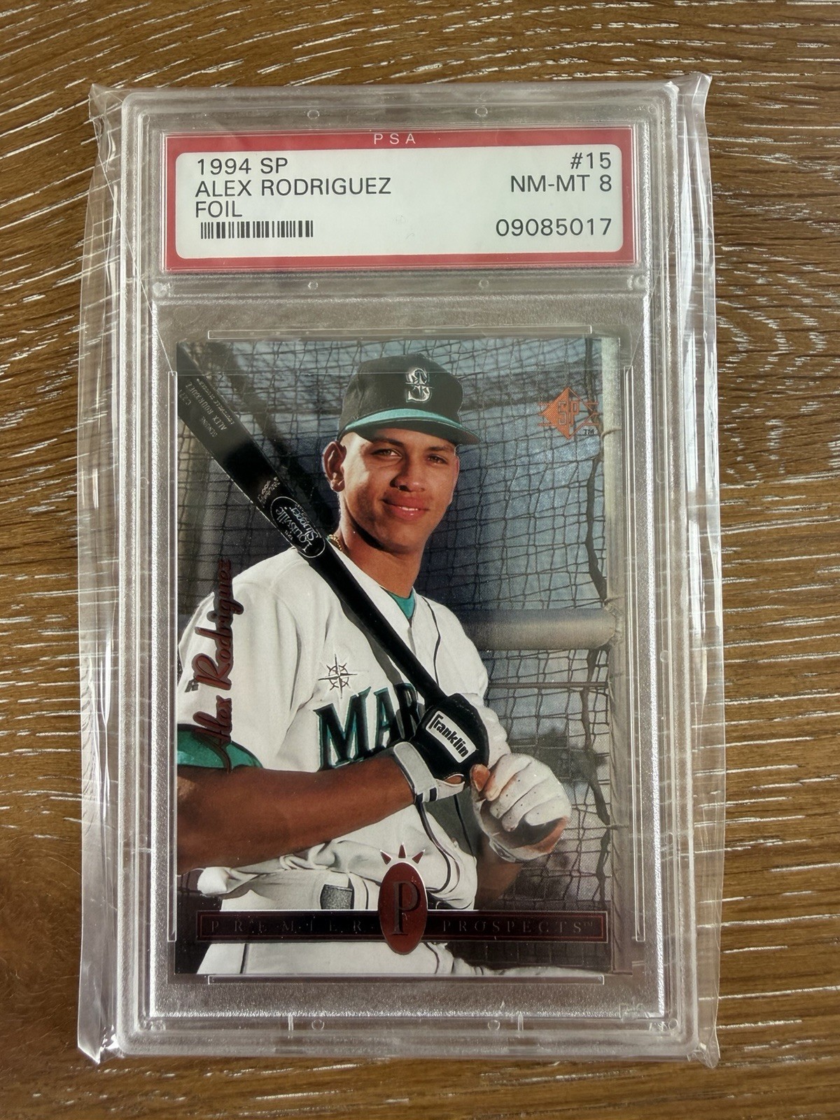 1994 UPPER DECK SP #15 ALEX RODRIGUEZ RC - PSA 8