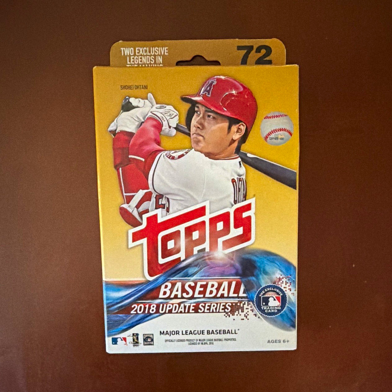 Topps 2018 Update Series MLB Baseball Sealed Pack - 72 Cards