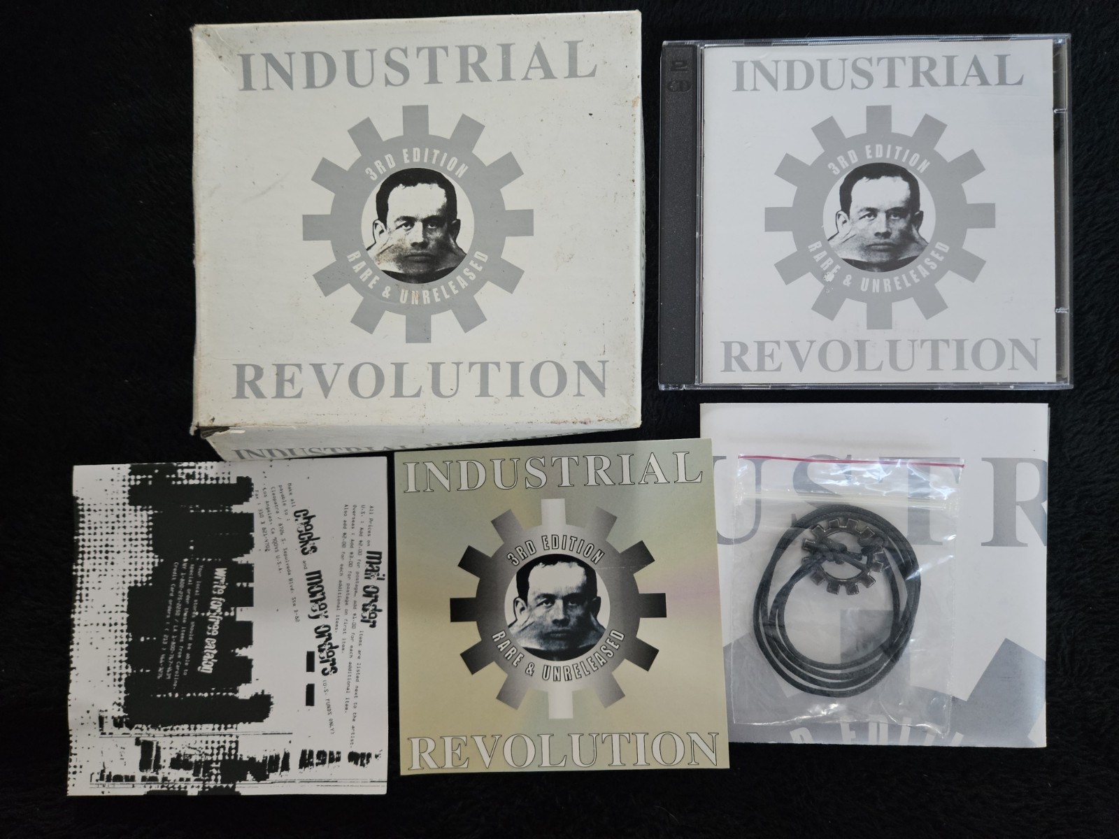 Industrial Revolution 3rd Edition Box Set 2CD Complete Poster, Necklace 1996- NM