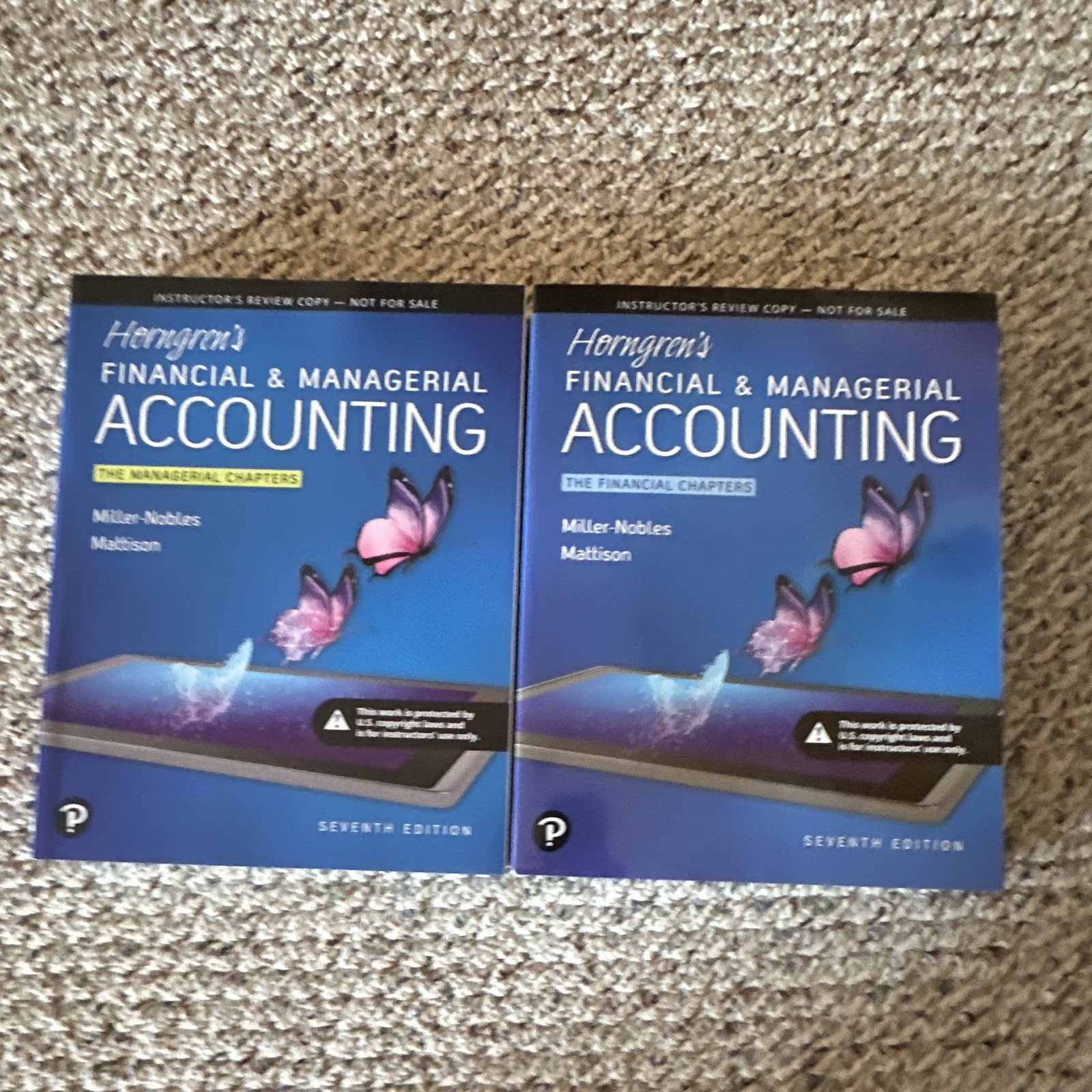 Pearson Horngren\'s Financial & Managerial Accounting 7th Ed PB 2024 Instr Copy