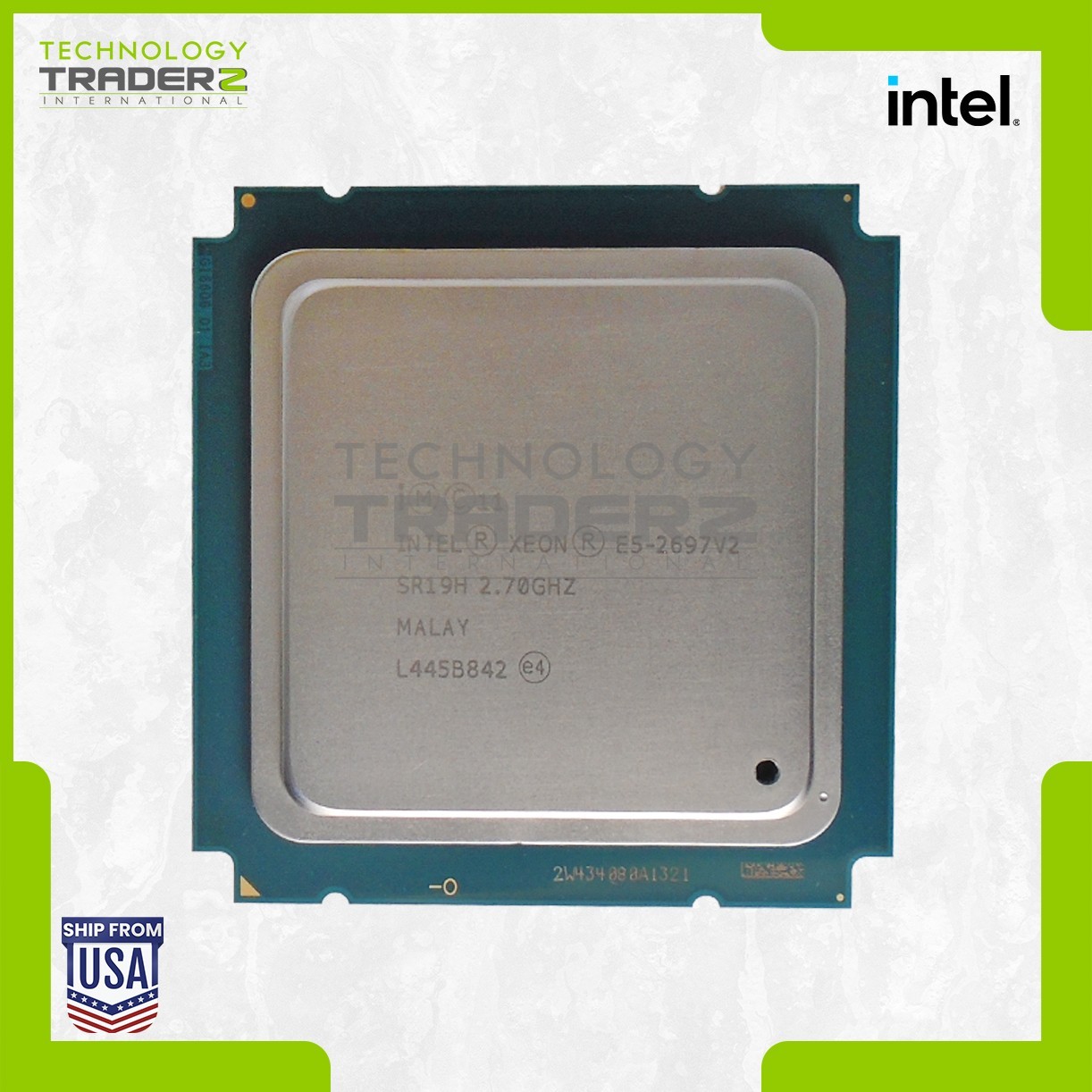 SR19H Intel Xeon E5-2697 V2 12 Core 2.70GHz 30M 130W FCLGA2011 Processor