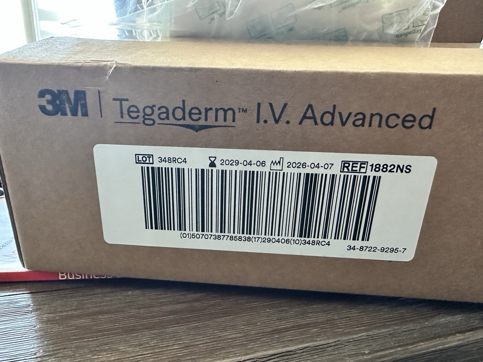 3M 1882 Tegaderm I. V. Advanced Dressing 2 3/4\ 3M 1882 Tegaderm I. V. Advanced Dressing 2 3/4\