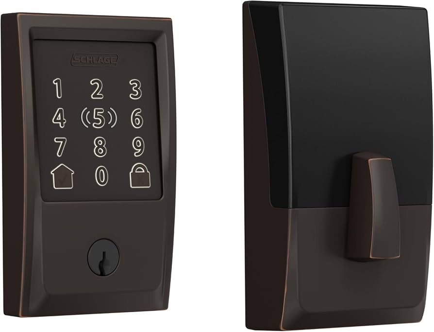 NEW Schlage Encode Plus Wi‑Fi Smart Deadbolt Keypad Lock Aged Bronze HomeKit