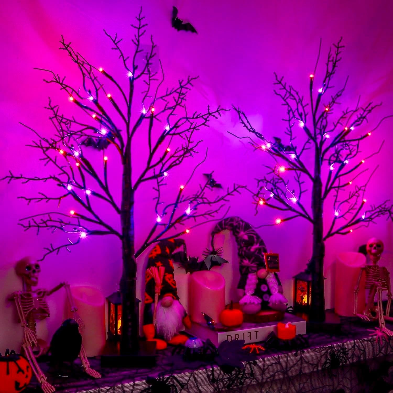 Indoor 2 Pack 24 Inch Halloween Black