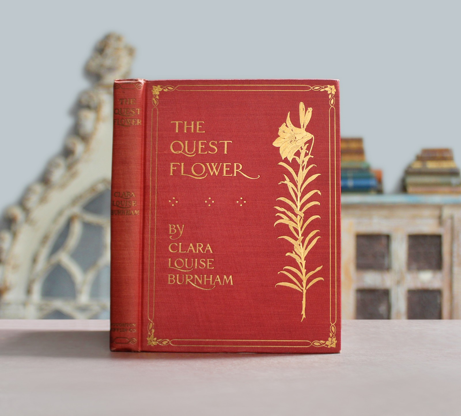 Rare Antique Old Book Quest Flower 1908 Garden Nature God Christian Science ⭐ Rare Antique Old Book Quest Flower 1908 Garden Nature God Christian Science ⭐