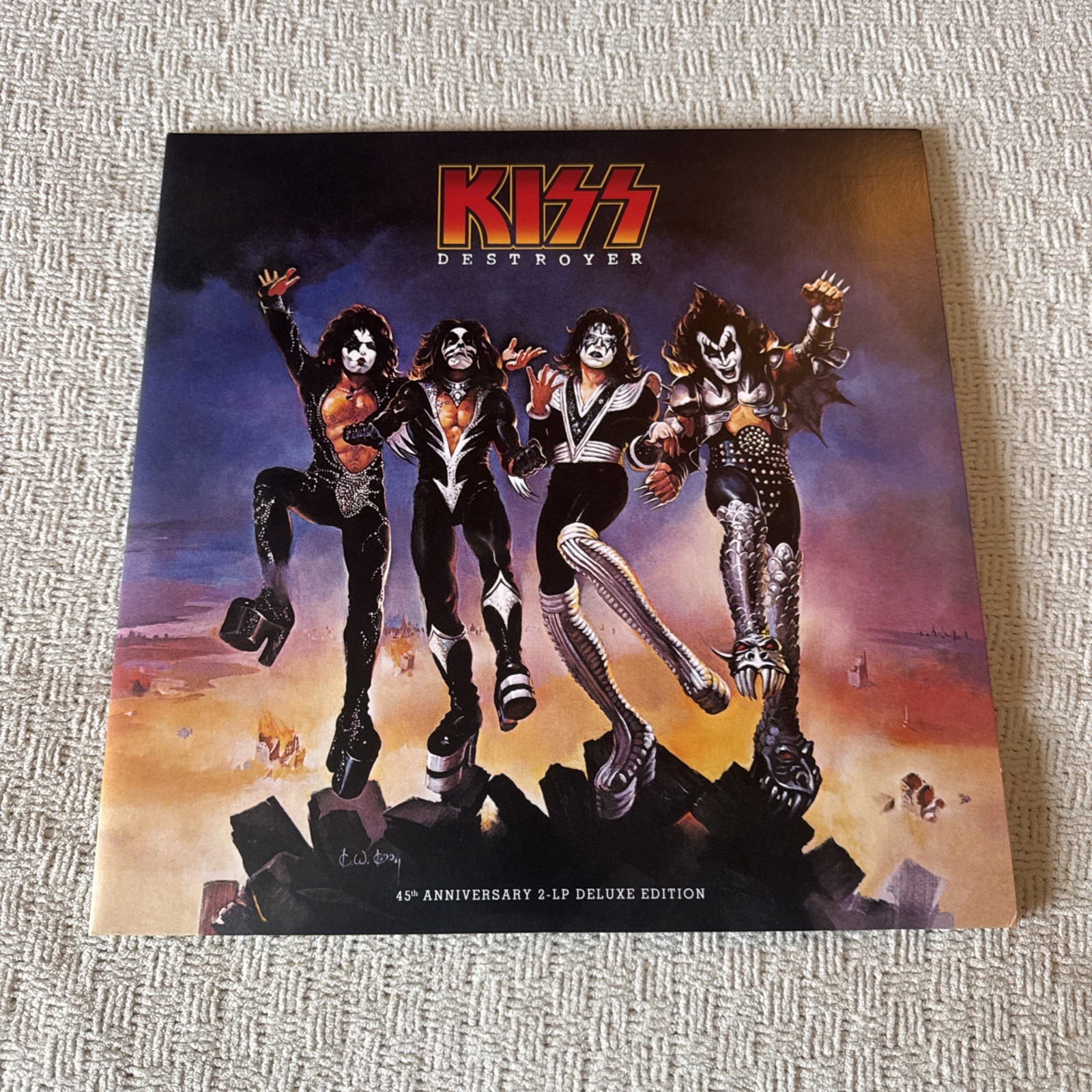 KISS Destroyer 45th Anniversary 2LP Deluxe 180g NM Vinyl 20 Page Booklet