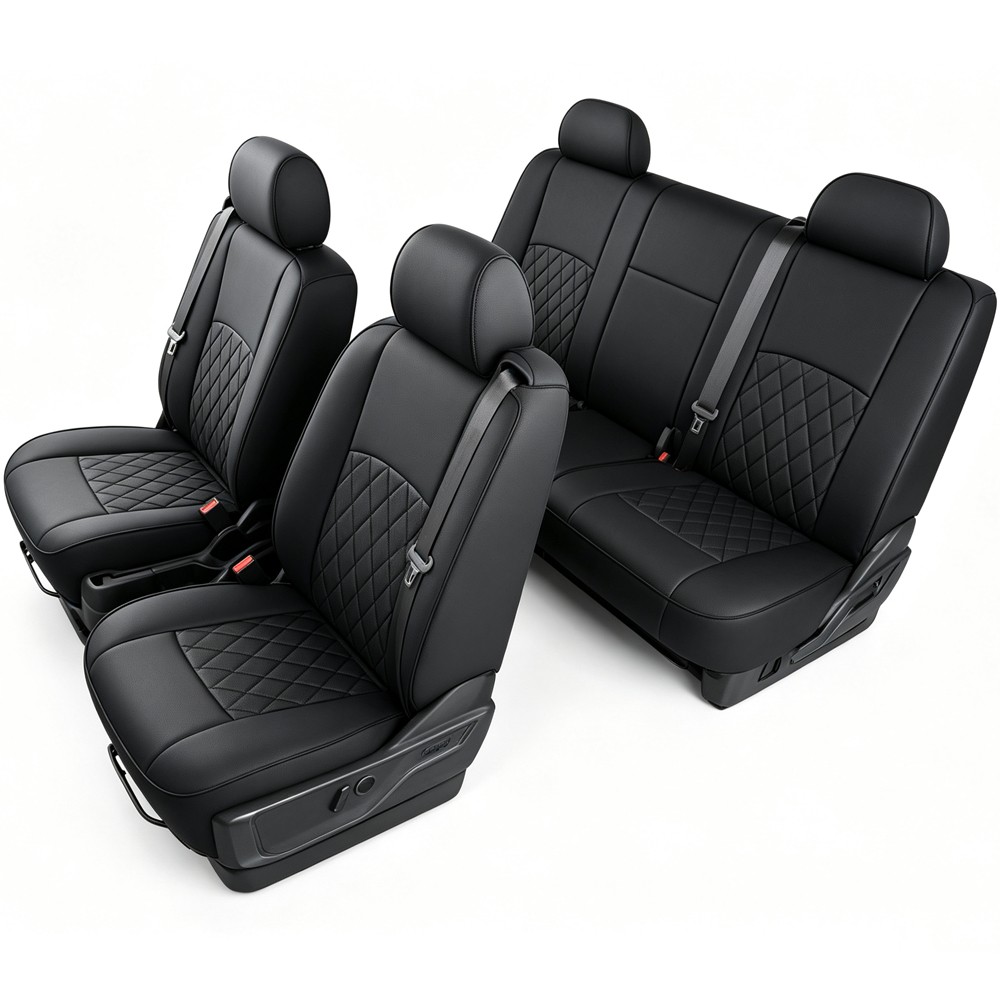(All inclusive)Car 5-Seat Covers For Chevy Silverado/GMC Sierra 1500 1999-2006
