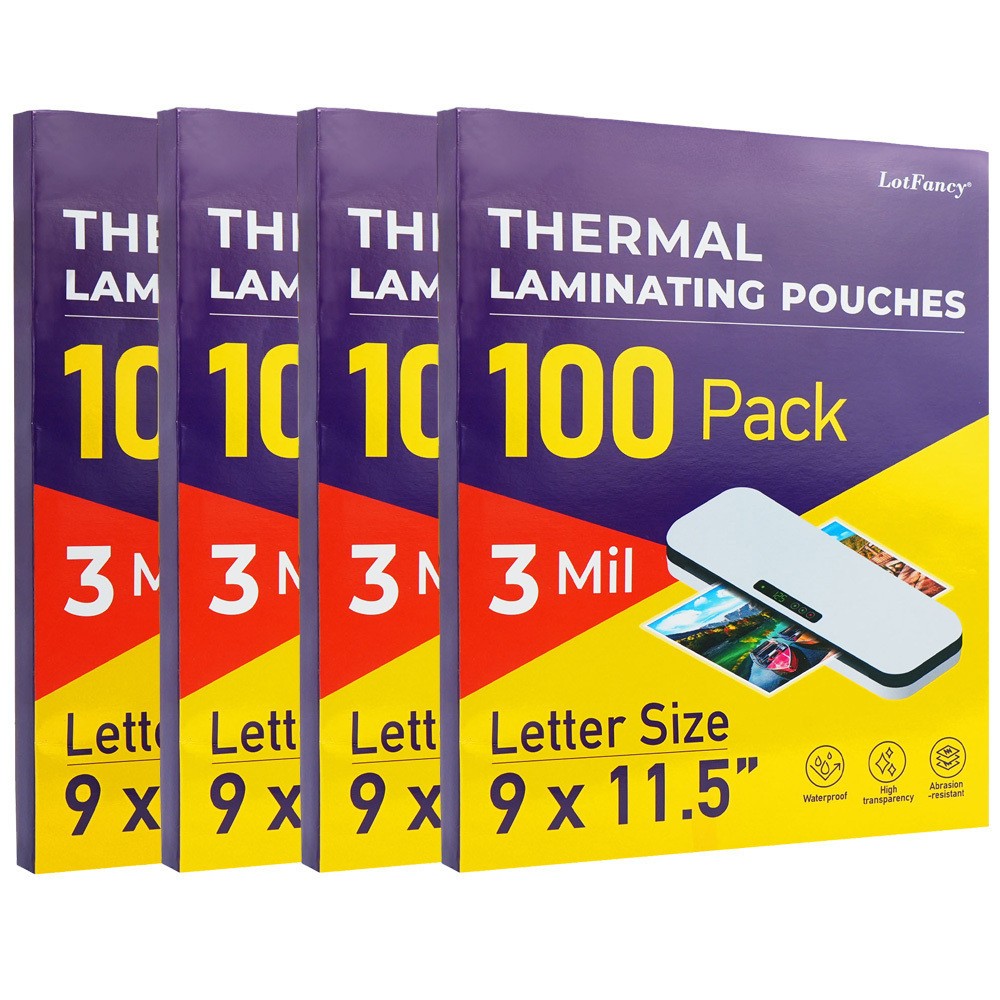 400 Pack 3 Mil 9 x 11.5