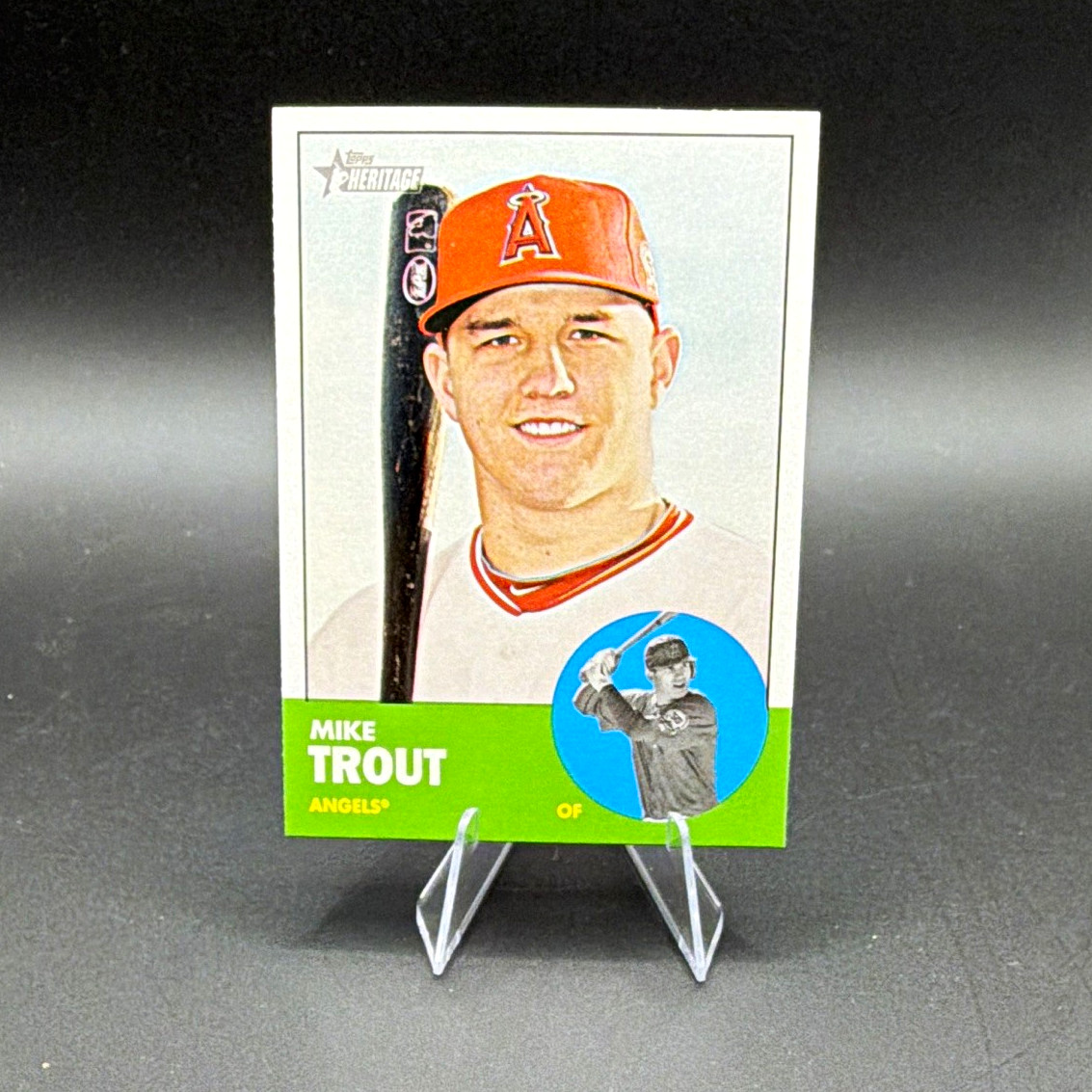 Topps 2012 Topps Heritage Mike Trout #207 Los Angeles Angels Base Set