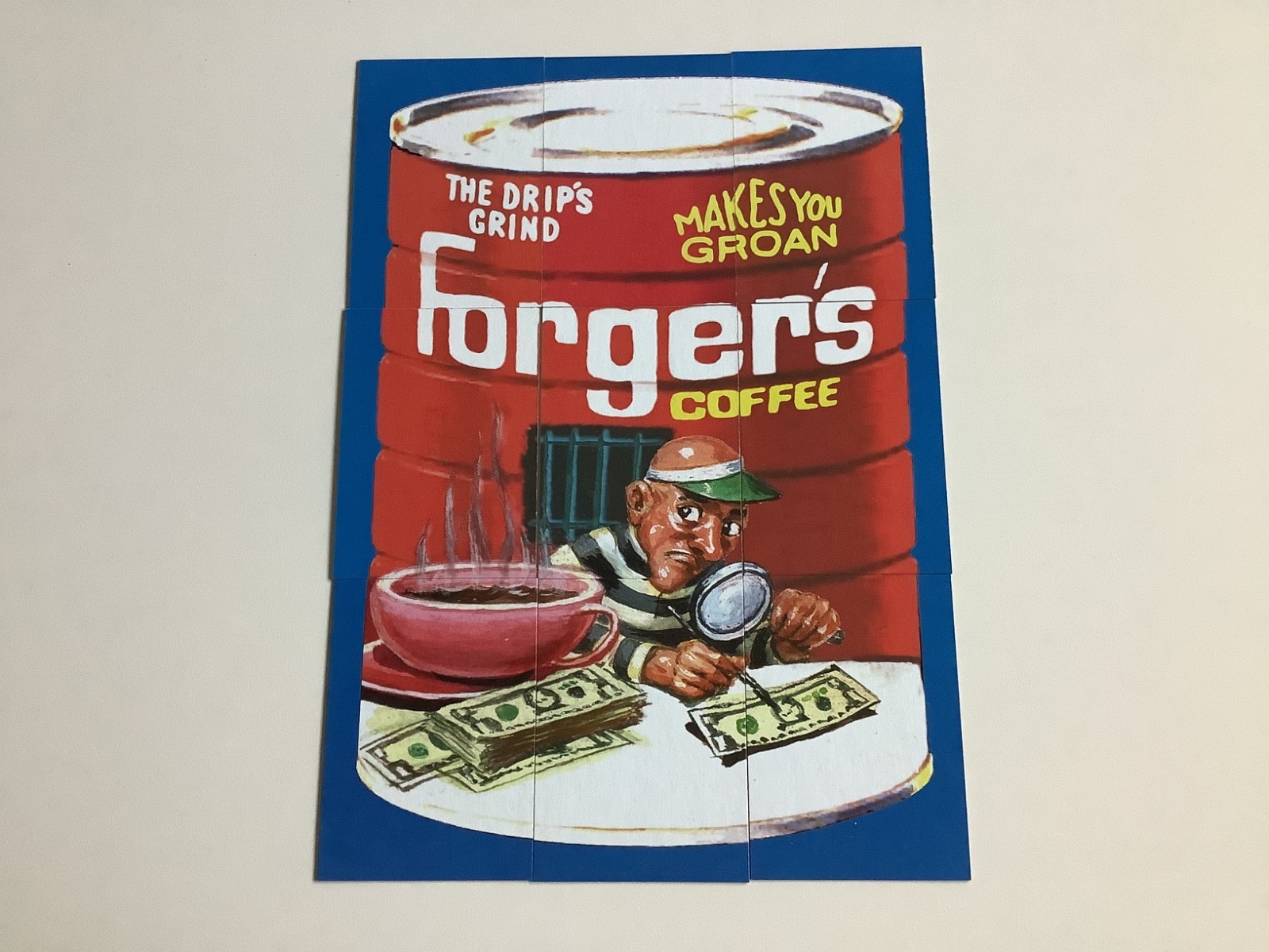 2009 LOST WACKY PACKAGES SERIES 2 PUZZLE SET CARDS, FORGER’S COFFEE NM RARE 2009 LOST WACKY PACKAGES SERIES 2 PUZZLE SET CARDS, FORGER’S COFFEE NM RARE