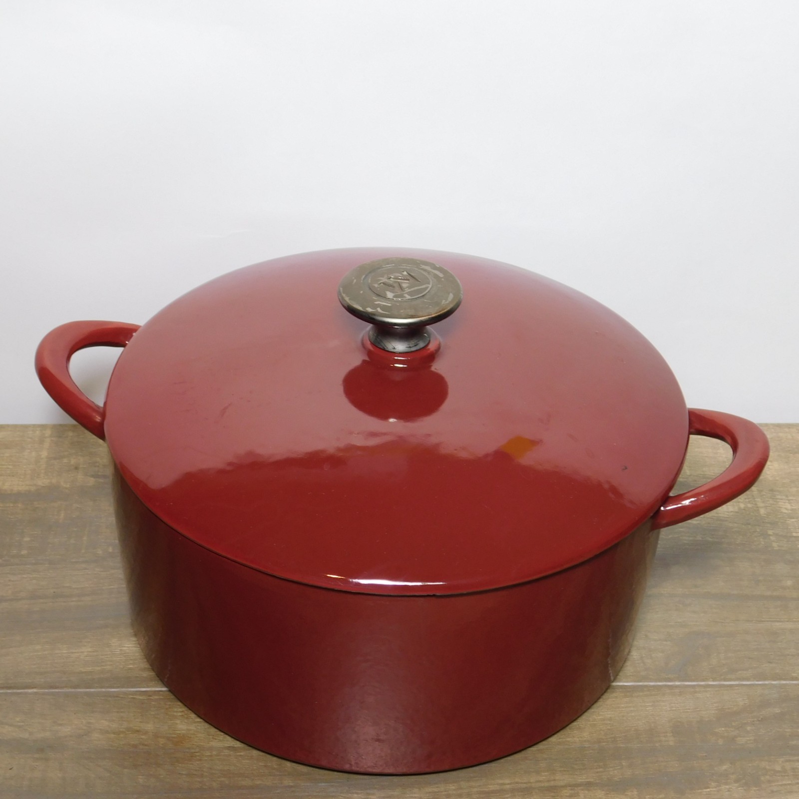 MARIO BATALI By DANSK Chianti Red Enameled Cast Iron 4-Quart Round Dutch Oven